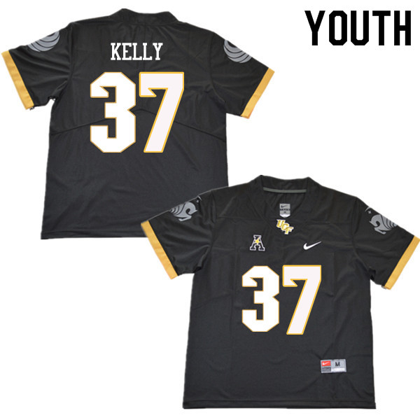 Youth #37 Josh Kelly UCF Knights College Football Jerseys Sale-Black